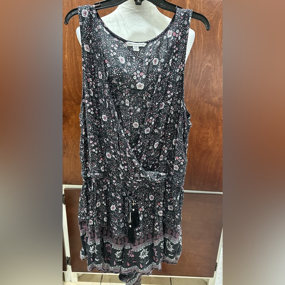 Floral Sleeveless Short Romper